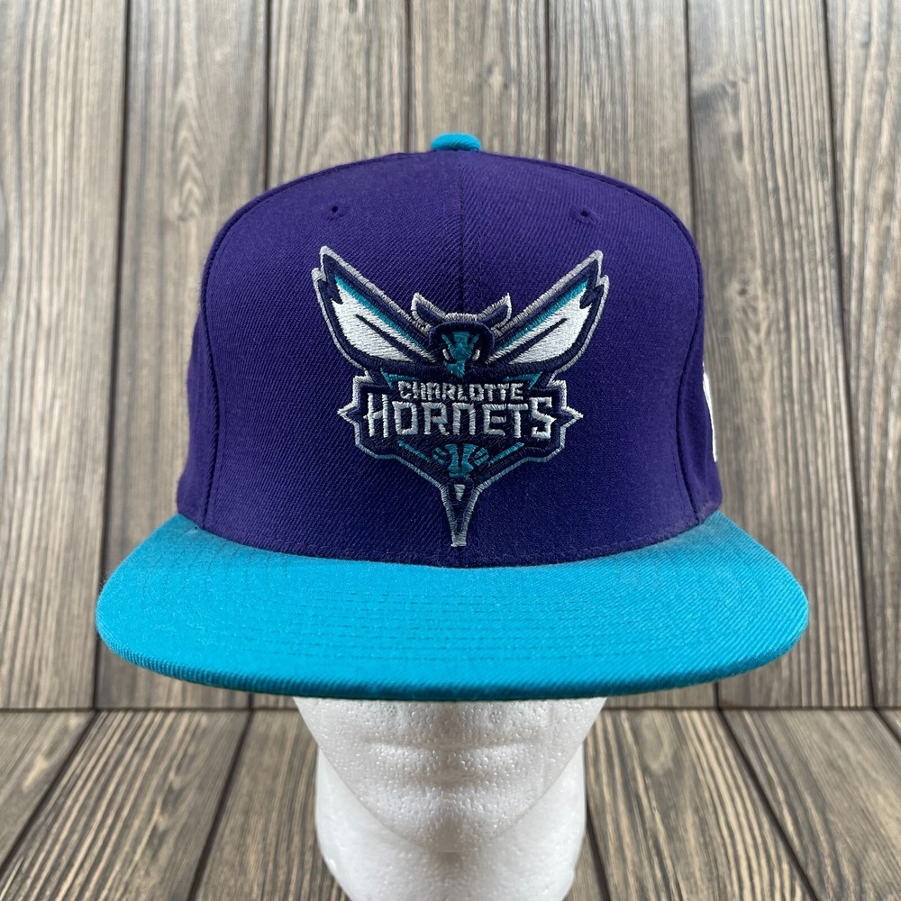 Charlotte Hornets Snapback Hat Mitchell & Ness‎ Basketball Multicolor NBA